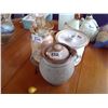 Image 1 : 2 Pottery Pitchers and 1 Cookie Jar