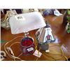 Image 1 : Stained Glass Desk Lamps and Vases