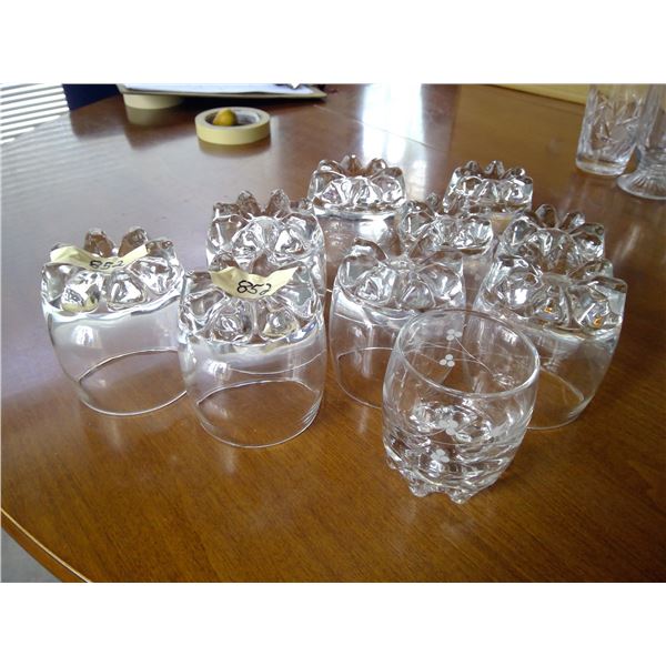 Lot of 10 Glass Cups