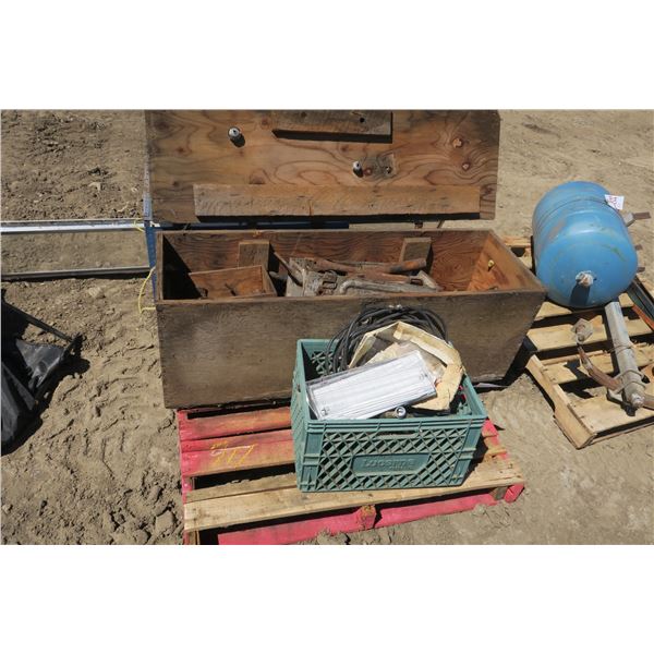 Pallet of Misc. - Lights, Iron, Window, etc.