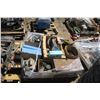 Image 1 : Pallet of Misc. - Motors, Lamp Shades, etc.