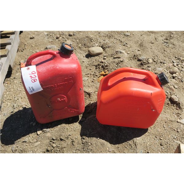 2 Jerry Cans - 10L & 2 GAL