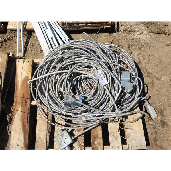 Pallet of Metal Sheath Wire