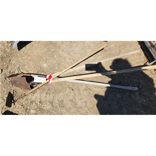 (4) Shovel, Picks & Hoes