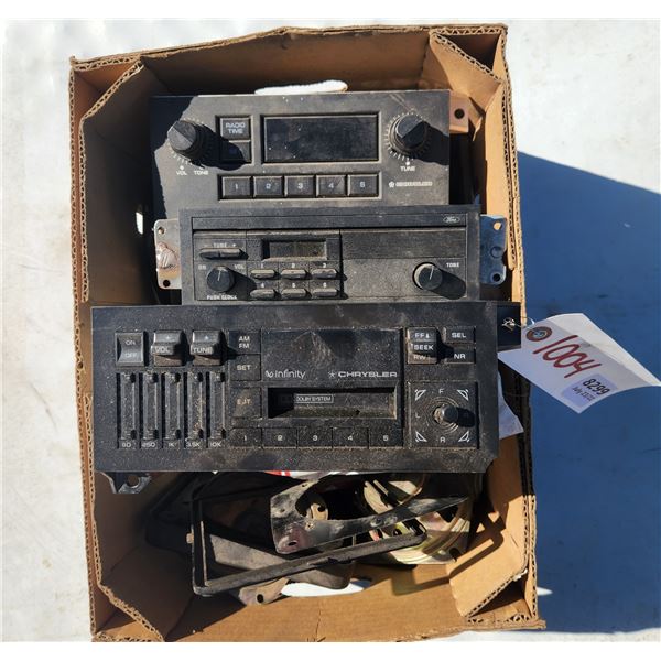 (3) Factory Decks, 2-Chrysler, 1-Ford, + Accessories (Brackets)