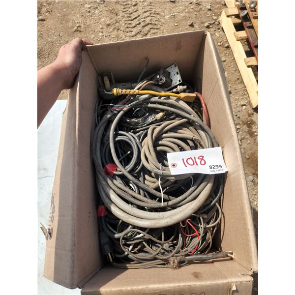 Box of Assorted Wire & Cable