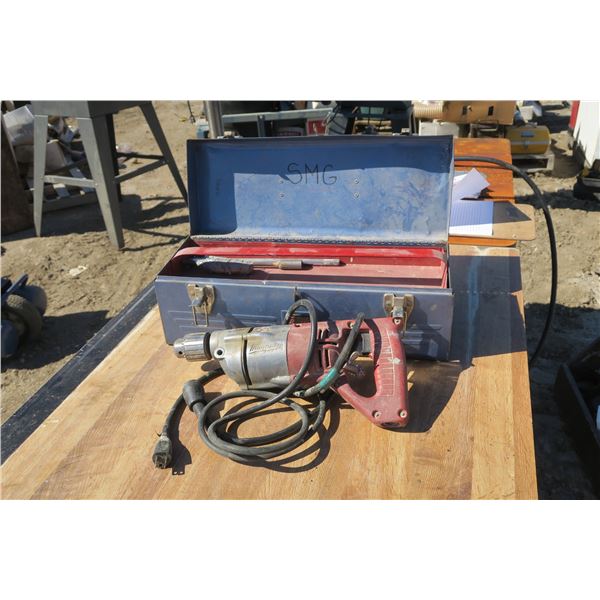 Milwaukee 1/2" Drill in Toolbox
