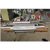 Image 3 : Misc. Hardware/Contractor Lot - Garage Door Track, Pipes, Poly, Light Fixtures, etc.