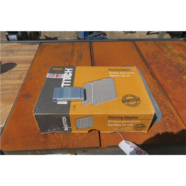 Box of Flooring Staples - New, Opened Box - 1/2" Crown x 2" Length