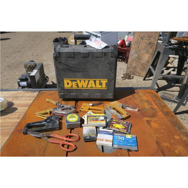 Plastic Tool Case w/ Contents