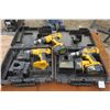 Image 1 : 14v Dewalt Drills (3) w/ Batteries, Chargers & 2 Cases