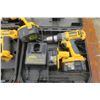 Image 3 : 14v Dewalt Drills (3) w/ Batteries, Chargers & 2 Cases