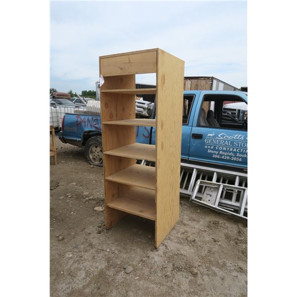 Wood Shelf - 25x24x72H"