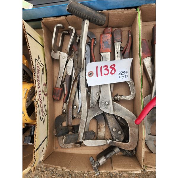 Lot of Leverage Tools/ Clamps (Leverage Wrenches)