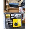 Image 4 : 2000lb Worm Gear Winch (Powerfist), Stanley Nail Gun, Pitbull Perfect Marker