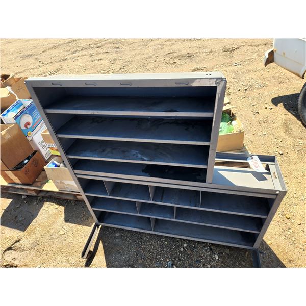 Grey Shelving Unit Approx. 49"x49"