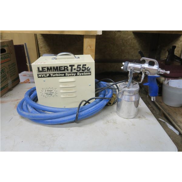 Lemmer T-55Q HVLP Turbine Spray System - Complete, Bought Last year, Hardly Used