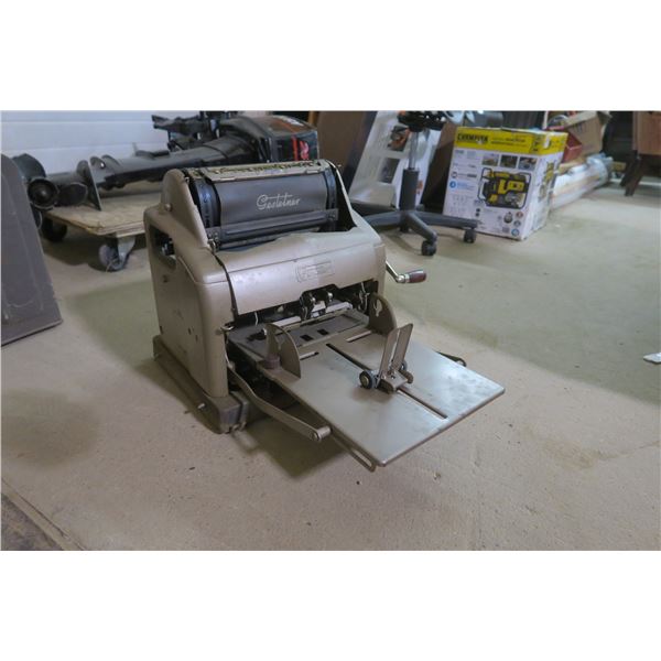 Gestetner Crank Operated Copying/Duplicating Machine