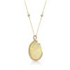 Image 1 : BARANOF JEWELERS: 15 Carat Natural Ethiopian Opal and Diamond Pendant