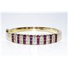 Image 1 : 7.8 CT RUBY & DIAMOND 14K BRACELET