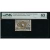 Image 1 : 5 Cent Second Issue Fractional PMG 63