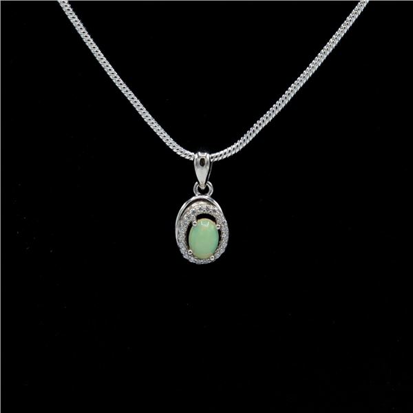 Pretty Natural 1.55 Ct Rainbow Welo Opal Pendant