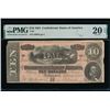 Image 1 : 1864 $10 T-68 Confederate PMG 20EPQ