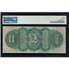 Image 2 : 1869 $2 Rainbow Legal Tender Note PMG 15