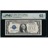 Image 1 : 1928A $1 Silver Certificate PMG 65EPQ