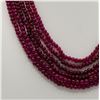 Image 3 : Beautiful 489.5 Ct Natural 6 Strand Ruby Necklace