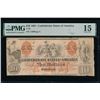 Image 1 : 1861 $10 T-22 Confederate PMG 15
