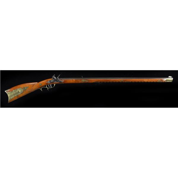 CONTEMPORARY FLINTLOCK RIFLE.