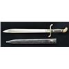 Image 1 : ARGENTINE 1909 ARTILLERY SHORT SWORD W/ MATCHING