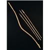 Image 1 : AMERICAN INDIAN BOW AND THREE ARROWS.