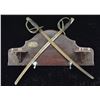 Image 1 : CIVIL WAR MILITARIA DECORATE WALL HAT RACK.