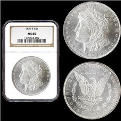 1879-S MS65 S$1 NGC