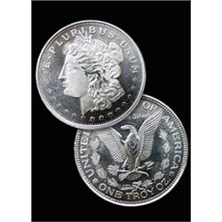 Private Mint Morgan SILVER Round! Bullion!