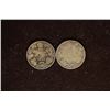 Image 1 : 2- CANADA SILVER QUARTERS 1918 & 1920