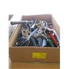 Image 1 : BOX OF MISC. - PLIERS, CLIPPERS, BOLT CUTTERS, ETC.