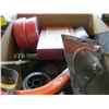 Image 2 : BOX OF MISC. - DUCT TAPE, O-RING ASST'D, SAWS, ETC.