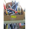 Image 1 : BOX OF MISC. - HAMMERS, MALLOTS, TAPE MEASURE, ETC.