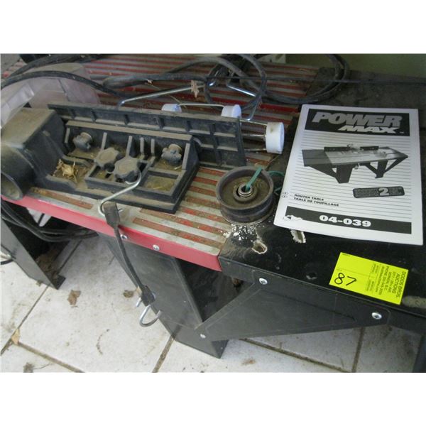 POWER MAX ROUTER CABLE W/THE MAKITA ROUTER