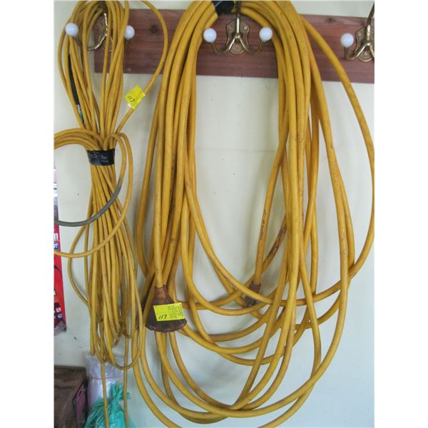 2 - YELLOW EXTENSION CORDS