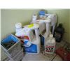 Image 1 : LOT OF ASSORTED OIL, OPEN CONTAINERS PARTIALLY USED