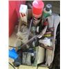 Image 2 : BOX OF MISC. - GLUE GUN, LEATHER GLOVES, BEARING KITS, ETC.