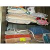 Image 2 : LARGE LOT OF MISC. - TOWELS, PLASTIC CONTAINERS, IRONING BOARD, ETC.