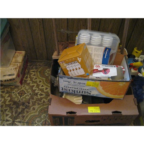 LOT OF MISC. - CLEANERS, DRYING RACK, ETC.