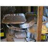 Image 2 : LARGE LOT OF ASSORTED TIN BURNER LINERS, PLASTIC WARE, ETC.