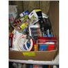 Image 1 : BOX OF MISC. - FLY CATCHERS, BATTERIES, TAPE, ETC.