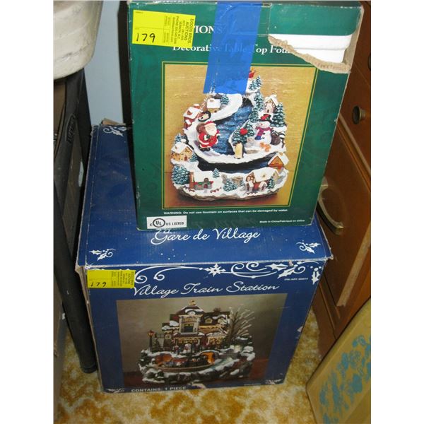 2 BOXES W/XMAS FIGURINES